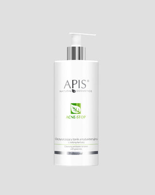 Reinigende antibacteriële toner met groene thee Acne-Stop Apis - 1