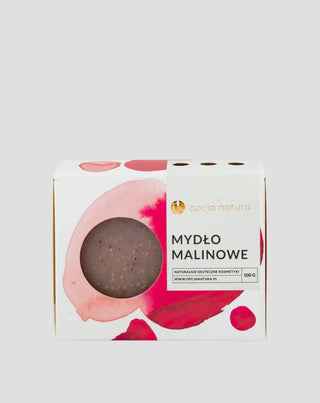 100% natuurlijke natriumzeep in blokvorm framboos traditioneel met plantaardige oliën Optie Natura - 1