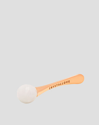 3D Oogmassageapparaat met bergkristal en Crystallove_3 crème-applicator