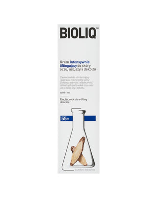Intensieve liftcrème voor de huid van de ogen, lippen, hals en decolleté 55+ Bioliq - 1