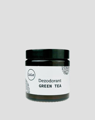 Verfrissende biologische deodorantcrème met zuiveringszout Green Tea La-Le - 1