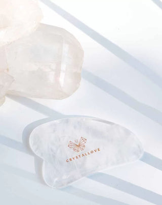 Facial Gua Sha-massageschijf van bergkristal met reinigende eigenschappen, Crystallove - 2