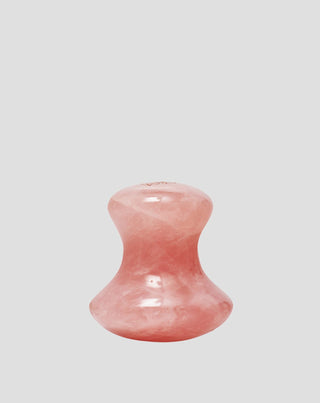 Massage Mushroom voor het gezicht van natuurlijke roze kwarts Crystallove - 1