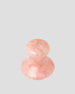 Massage Mushroom voor het gezicht van natuurlijke roze kwarts Crystallove_3 - 3