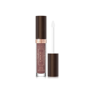 Vloeibare lippenstift met glossy lips effect 02 Deep Cherry Chocolate Choco Glamour Eveline - 1