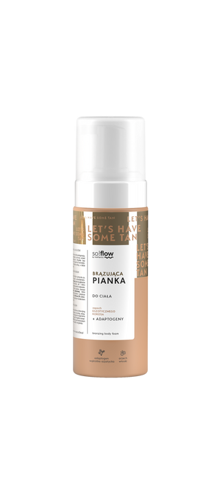 Natuurlijke hydraterende bruiningsmousse met kokos- en mangogeur, So!Flow - 1