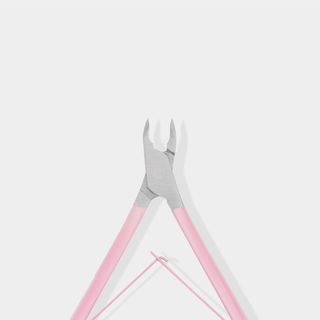 Professionele nagelriemknippers van 3 mm met een satijnen roze handvat van You Beauty - 4