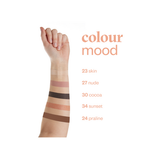 Oogschaduw Colour Mood Transparant met veelkleurige deeltjes 20 Mandarin van Paese