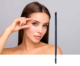 Wenkbrauwkwast met twee uiteinden voor nauwkeurige accentuering van de look, nr. 1 Say Makeup - 2