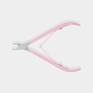 Professionele nagelriemknippers van 3 mm met een satijnen roze handvat van You Beauty - 3