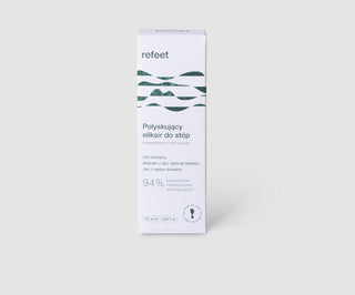 Verjongend elixer in voetcrème met gouden deeltjes van Refeet