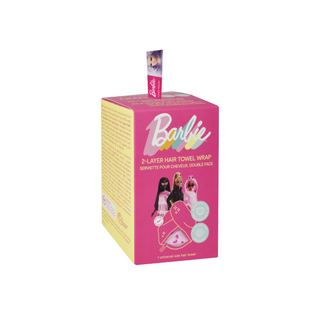 Dubbellaagse turban voor haar Barbie Double Sided Hair Wrap Sport&Satin Pink Panther van Glov - 2