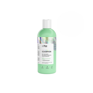Gladmakende shampoo voor haar na keratine straightening dus!flow