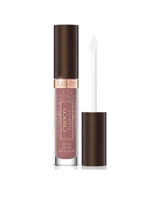 Vloeibare lippenstift met een glossy effect, kleur 03 Toffee Chocolate Choco Glamour van Eveline - 1