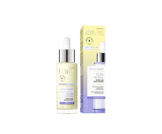Anti-rimpelbehandeling met 0,2% retinol en niacinamide Serum Shot van Eveline Cosmetics