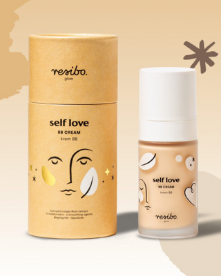 Natuurlijke en biologische Self Love BB crème voor het gezicht in de tint Licht Beige 30 ml Resibo - 2