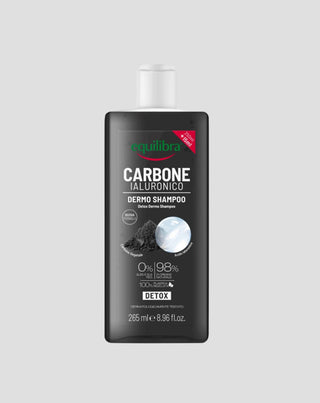 Reinigende shampoo met actieve kool en aloë vera Equilibra - 1