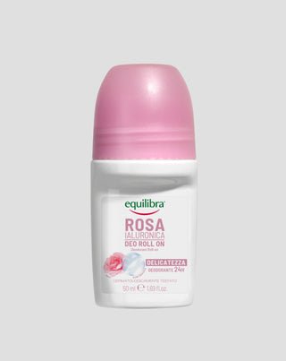 Roos deodorant in een bal met hyaluronzuur Equilibra - 1