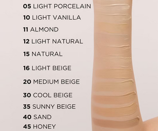 Luxueuze huid matchende foundation nr. 11 almond Wonder Match Eveline