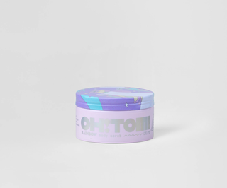 Suiker scrub voor lichaamsverzorging met sheaboter en vitamines met een regenbooggeur van Oh!Tomi