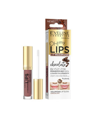 Lipvergrotende gloss met hyaluronzuur chocolade Oh! My Lips Lip Maximizer Eveline - 1