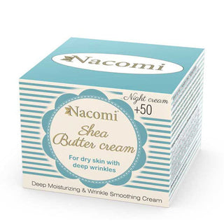 Nachtcrème met sheaboter en tripeptide +50 Nacomi