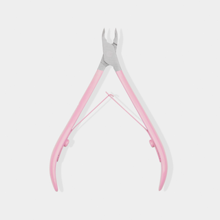 Professionele nagelriemknippers van 3 mm met een satijnen roze handvat van You Beauty - 1