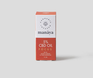 CBD-olie 5% die de concentratie verbetert, Focus Manaya