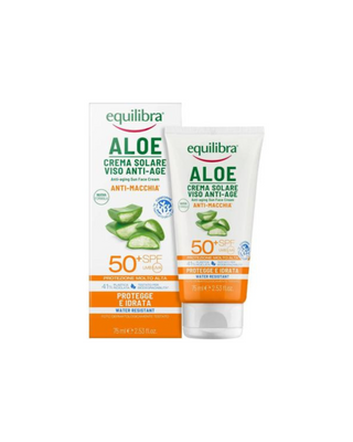 Aloë vera anti-rimpel zonnebrand SPF 50+ UVA, UVB Equilibra - 1