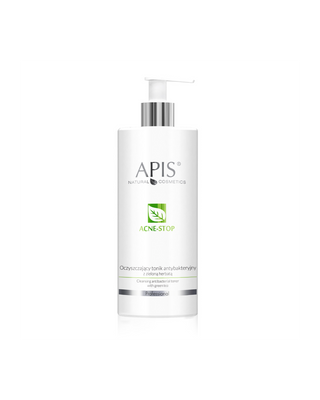 Reinigende antibacteriële toner met groene thee Acne-Stop Apis - 1