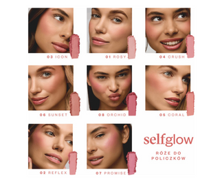Selfglow blush veelzijdig, langhoudend en gemakkelijk te gebruiken Paese - 4