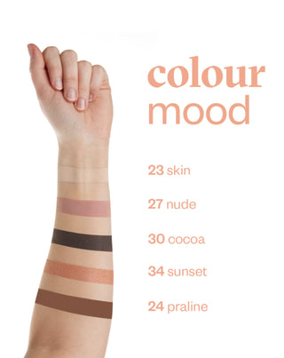 Satijnen oogschaduw Colour mood in de kleur van de oceaan met sprankelende deeltjes 28 Ocean Paese