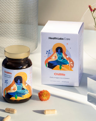 Supplement voor stress met adaptogenen en EGCG ChillMe Health Labs Care 60 capsules - 2