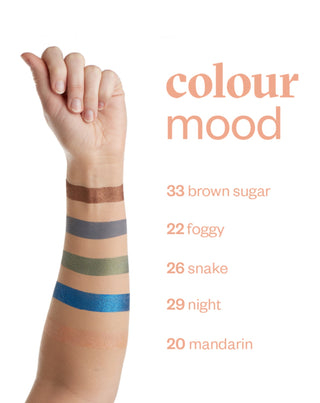 Glanzende oogschaduw Colour Mood in de marine tint 29 Night van Paese - 5