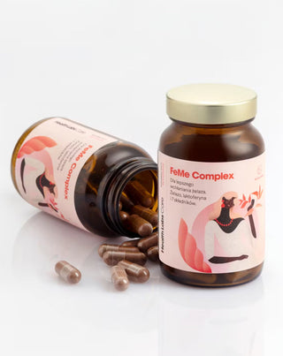 Voedingssupplement ter ondersteuning van de ijzerabsorptie FeMe Complex van Health Labs Care, 60 capsules - 3