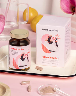Voedingssupplement ter ondersteuning van de ijzerabsorptie FeMe Complex van Health Labs Care, 60 capsules - 2