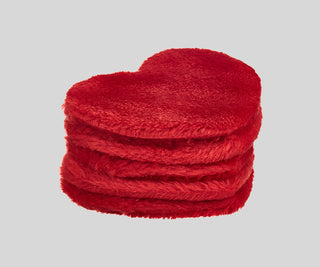 Hartvormige herbruikbare make-up remover pads voor alle huidtypes Heart Pads Glov