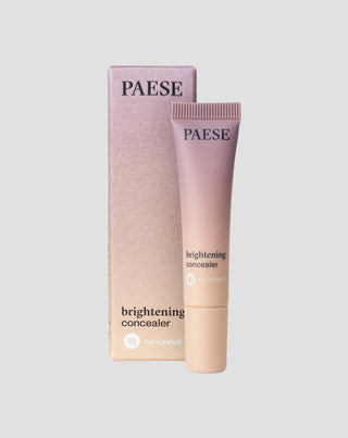Oplichtende concealer die de zichtbaarheid van donkere kringen onder de ogen vermindert, lichte beige kleur, van Paese - 1