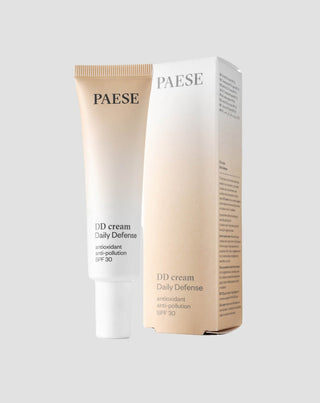 Subtiel oplichtende kleur corrigerende DD-crème met SPF 30 in kleur 4W Gouden Beige van Paese - 1