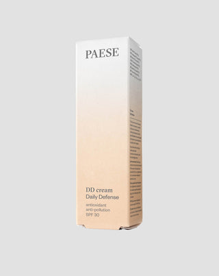 Subtiel oplichtende kleur corrigerende DD-crème met SPF 30 in kleur 4W Gouden Beige van Paese - 4