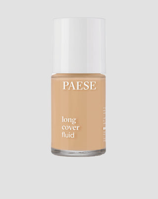 Dekkende crèmefoundation Long Cover Fluid Warm Beige 2,5 van Paese