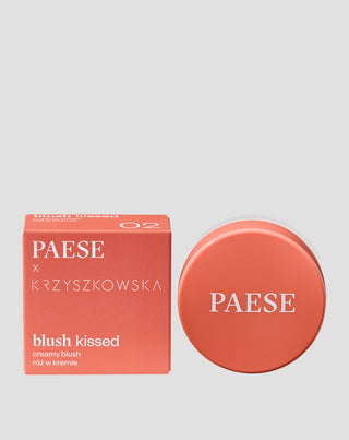 Crèmige blush voor de wangen in de koraalroze tint Blush Kissed 02 Paese - 2