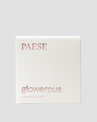 Crème blush voor lippen, ogen, wangen Glanzende melkroos Paese
