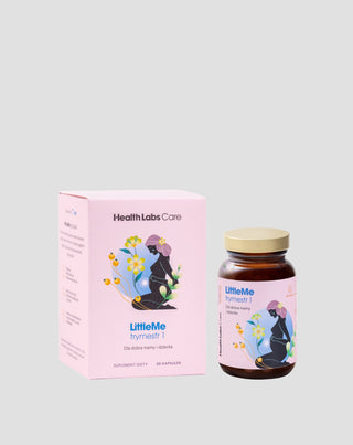 Supplement ter ondersteuning van de juiste ontwikkeling van de zwangerschap LittleMe Eerste Trimester Health Labs Care 60 capsules - 1