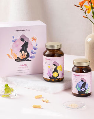 Supplement ter ondersteuning van de juiste ontwikkeling van de zwangerschap LittleMe voor het tweede en derde trimester van Health Labs Care, 150 capsules - 3