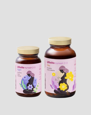 Supplement ter ondersteuning van de juiste ontwikkeling van de zwangerschap LittleMe voor het tweede en derde trimester van Health Labs Care, 150 capsules - 1