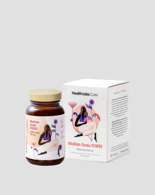 Maślan Sodu Forte 600mg, een medische voeding van Health Labs Care, in de vorm van 60 capsules - 1