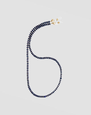 Natuurstenen lapis lazuli brillenketting Mys - 1