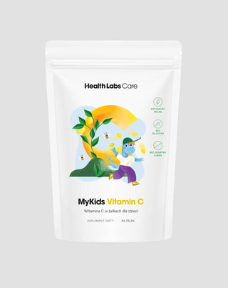 Vegan vitamine C jelly beans voor kinderen MyKids Vitamine C Health Labs Care 60 stuks. - 1