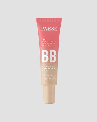 Natuurlijke getinte BB-crème met hyaluronzuur, 02 beige, Paese - 1